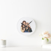 LinDy (GL-Paar) Runde Wanduhr (Zuhause)