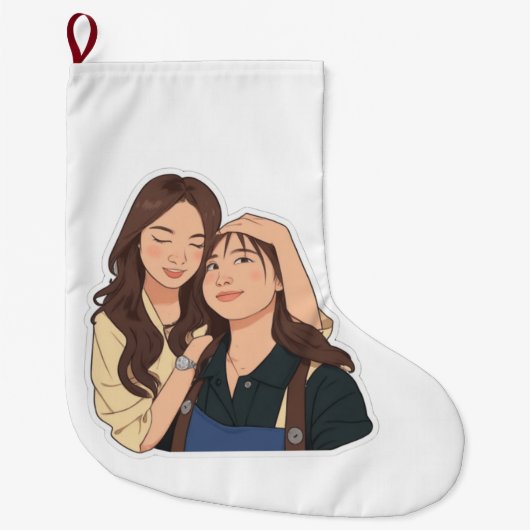 LinDy (GL pair) Großer Weihnachtsstrumpf (Vorderseite)