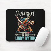 Lindy Hop Dancer Swinging Dancing Partner Swing Da Mousepad (Mit Mouse)