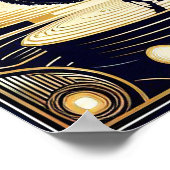 Lindy Hop Tance Hall Vintage Poster (Ecke)