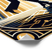 Lindy Hop Tance Hall Vintage Poster (Ecke)