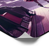 Lindy Hop Tance Hall Vintage Poster (Ecke)