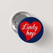 Lindy Hopfenroter Herz-Seemann Button (Vorne & Hinten)