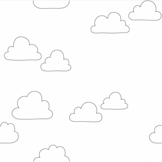 Line Art, Alabaster Custom-Cut Vinyl Sticker (Vorderseite)