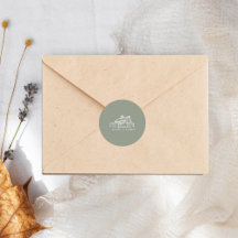 Line Art Barn Sage Green Farm Hochzeit im Herbst