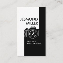 Line Art Camera Fotograf Business Card Visitenkarte