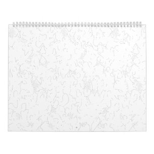 Line Art, Catskill White, Fantasy Kalender