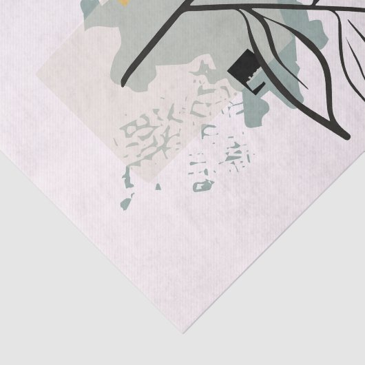 Line Art Decoupage Crafters Seidenpapier (Ausschnitt)