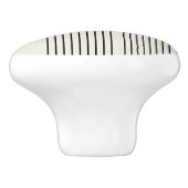 Line Art des Mid Centres mit dunkelblauem Bogen Keramikknauf (Seitenansicht)
