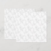 Line Art Design Feiertagskarte (Vorne/Hinten)