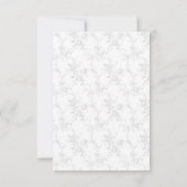 Line Art Design RSVP Karte (Rückseite)