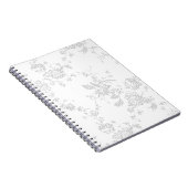 Line Art Design Spiral Foto Notebook Notizblock (Rechte Seite)