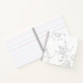 Line Art Design Spiral Notebook Notizblock (Innenseite)