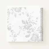 Line Art Design Spiral Notebook Notizblock (Rückseite)