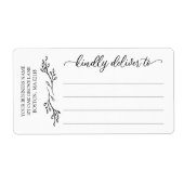 Line Art Greenery Business freundlich anbieten (Vorne)