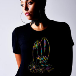 Line-Art Hawaii Aloha Holiday T-Shirt