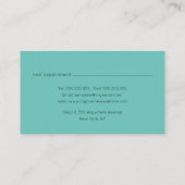 Line Art Ink Modern Native Artisan Business Appoi Terminkarte (Rückseite)