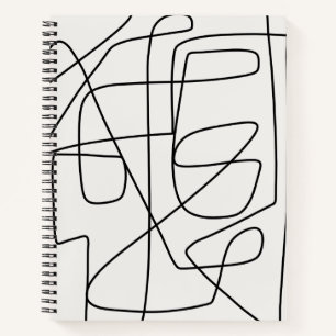 Line Art Journal Notizblock