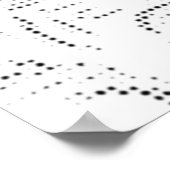 Line Art, Kangaroo, Geist Poster (Ecke)