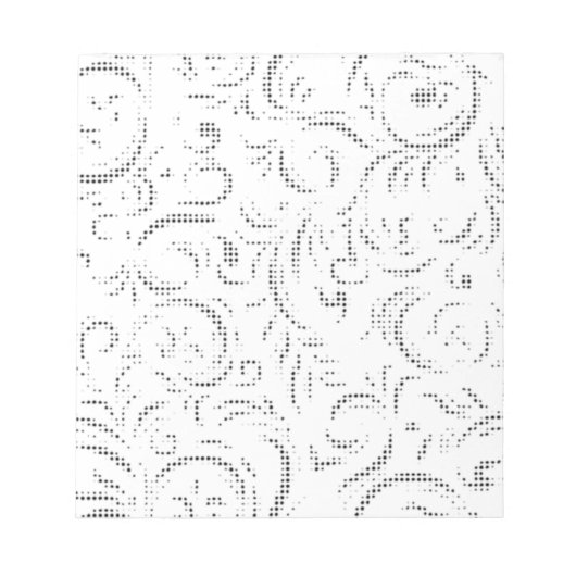 Line Art, Kangaroo, Ghost Magnetic Notepad Notizblock (Vorderseite)