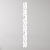 Line Art, Kangaroo, Ghost Pedestal-Zeichen Poster (Vorne)