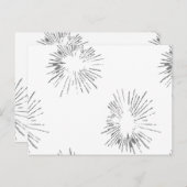 Line Art, Light Gray, Geyser Postcard Postkarte (Vorne/Hinten)
