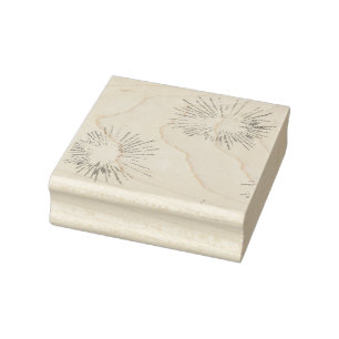 Line Art, Light Gray, Geyser Wood Art Briefmarke Gummistempel