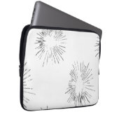 Line Art, Light Grey, Geyser Electronics Bag Laptopschutzhülle (Vorne Rechts)