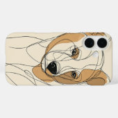 Line Art Lioness Case-Mate iPhone Hülle (Rückseite (Horizontal))