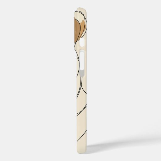 Line Art Lioness Case-Mate iPhone Hülle (Rückseite / Links)