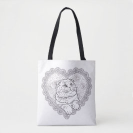 Line Art Ritual Collection tote bag Tasche