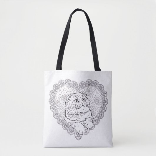 Line Art Ritual Collection Tragetasche  Tasche (Vorderseite)
