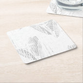 Line Art, Seashell, Harfe Paper Untersetzer (angewinkelt)