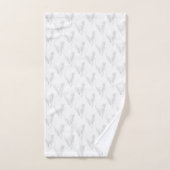 Line Art, Seashell, Harp Badhandtuch Set (Handtuch)