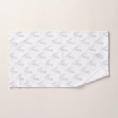 Line Art, Seashell, Harp Badhandtuch Set (Handtuch)