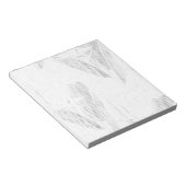 Line Art, Seashell, Harp Magnetic Notepad Notizblock (angewinkelt)