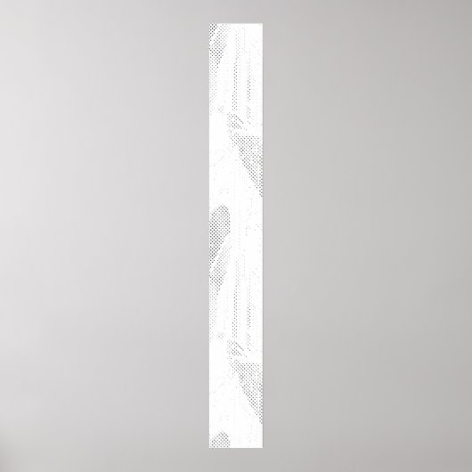 Line Art, Seashell, Harp Pedestal Sign Poster (Vorne)