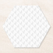 Line Art, Seashell, Harp Untersetzer (Vorderseite)