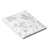 Line Art, Snow Drift, Vista White Magnetic Notepad Notizblock (angewinkelt)