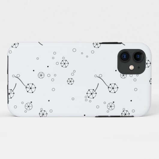 Line Art, Star Dust Case-Mate iPhone Hülle (Rückseite (Horizontal))