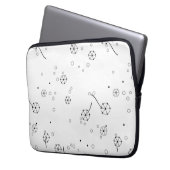Line Art, Star Dust Electronics Bag Laptopschutzhülle (Vorderseite Links)