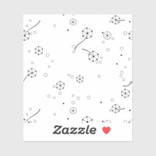 Line Art, Starstaub für Vinyl-Aufkleber, kundenspe Aufkleber