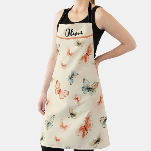 Line Art Stilvolle Schmetterlinge Schürze (InSitu)