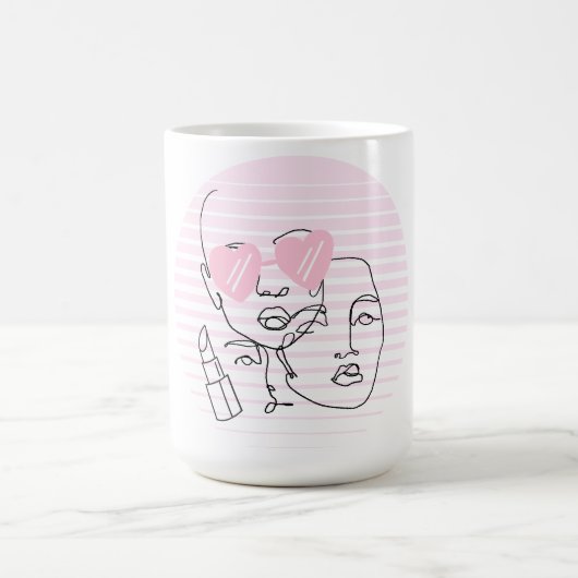 Line Art Tasse (Mittel)