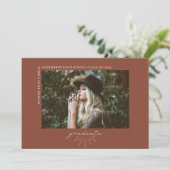 Line Art Terracotta Abschluss Horizontales Foto Ankündigung (Stehend Vorderseite)