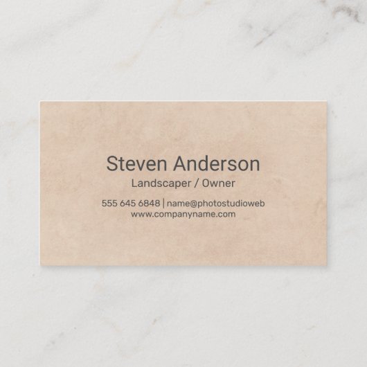 Line Art Trees | Landflucht Visitenkarte (Rückseite)