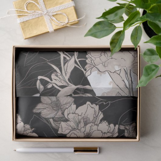 Line Art Woman 5 Dekoupage Paper Seidenpapier (Geschenk)