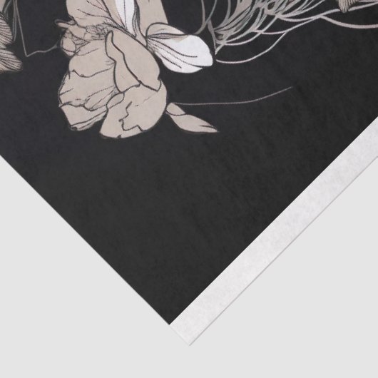 Line Art Woman 5 Dekoupage Paper Seidenpapier (Ausschnitt)