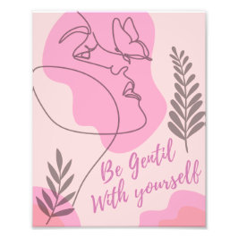 Line Art Woman Face Foto Erweiterung