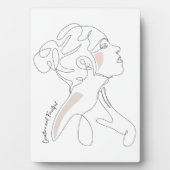 Line Art zeichn - Kreativ und fruchtbar Fotoplatte (Vorderseite)